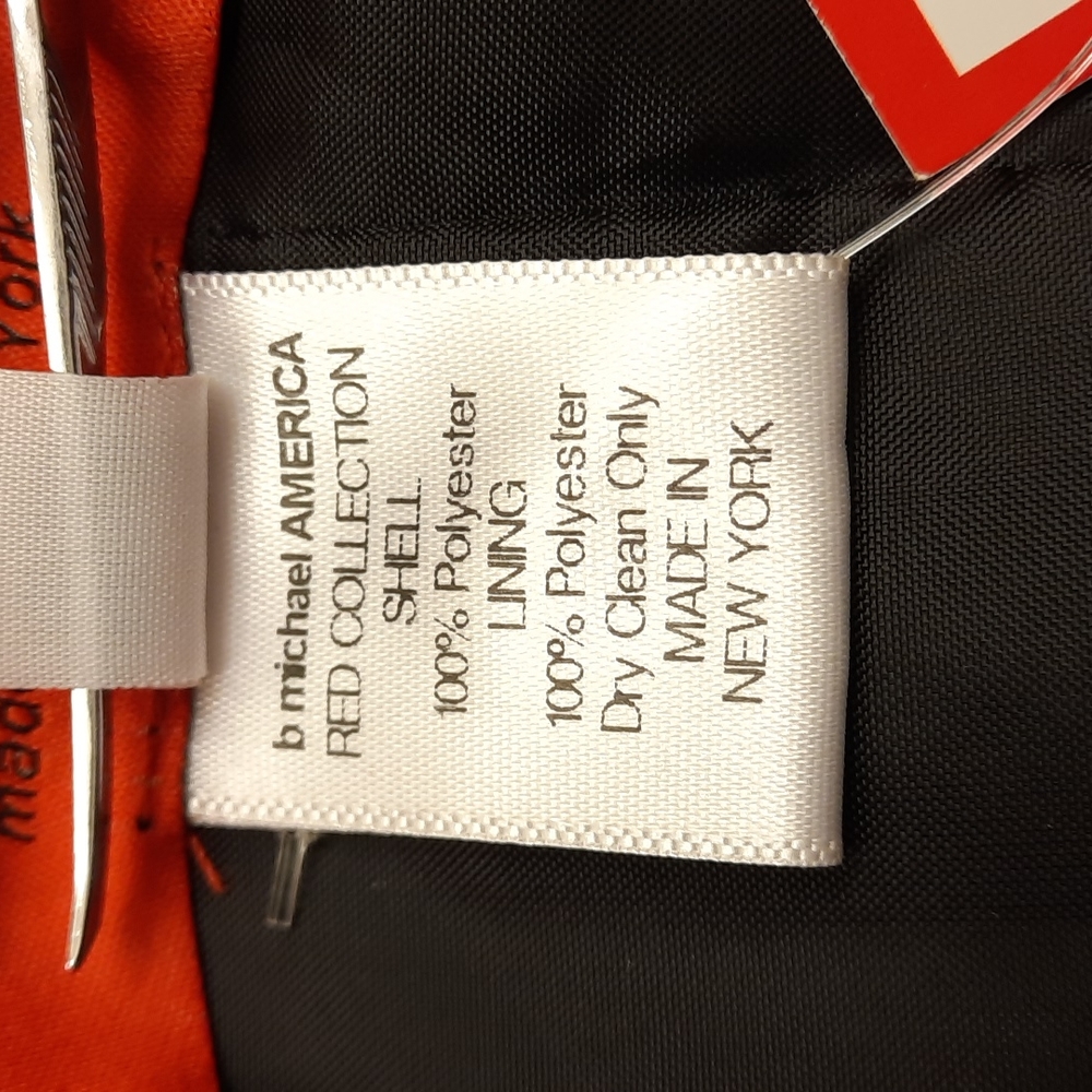 NWT, B Michael America Red Collection Textured Gown - Picture 15 of 16